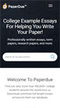 Mobile Screenshot of paperdue.com